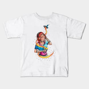 Retro 80s Teenager (WB) Kids T-Shirt